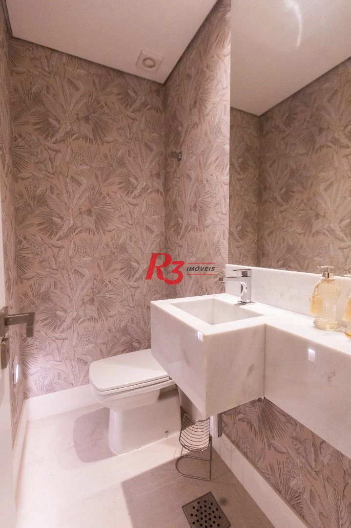 Apartamento com 3 dormitórios à venda, 132 m² por R$ 2.390.000,00 - Pompéia - Santos/SP