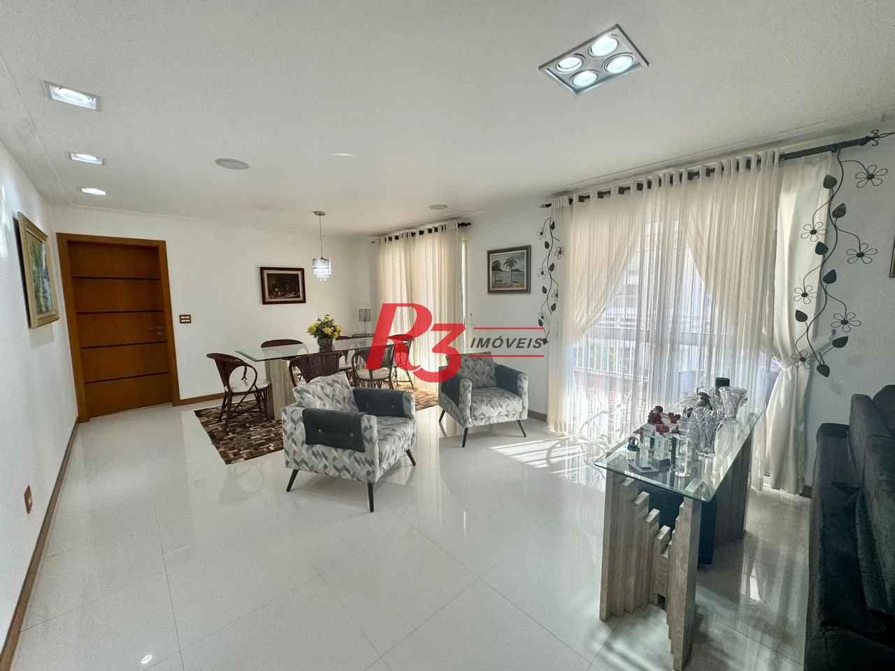 Apartamento com 3 dormitórios para alugar, 160 m² por R$ 12.000,00/mês - Gonzaga - Santos/SP