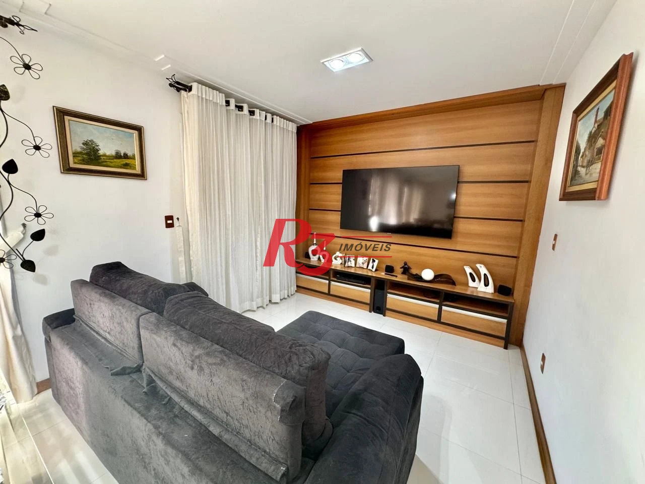 Apartamento com 3 dormitórios para alugar, 160 m² por R$ 12.000,00/mês - Gonzaga - Santos/SP