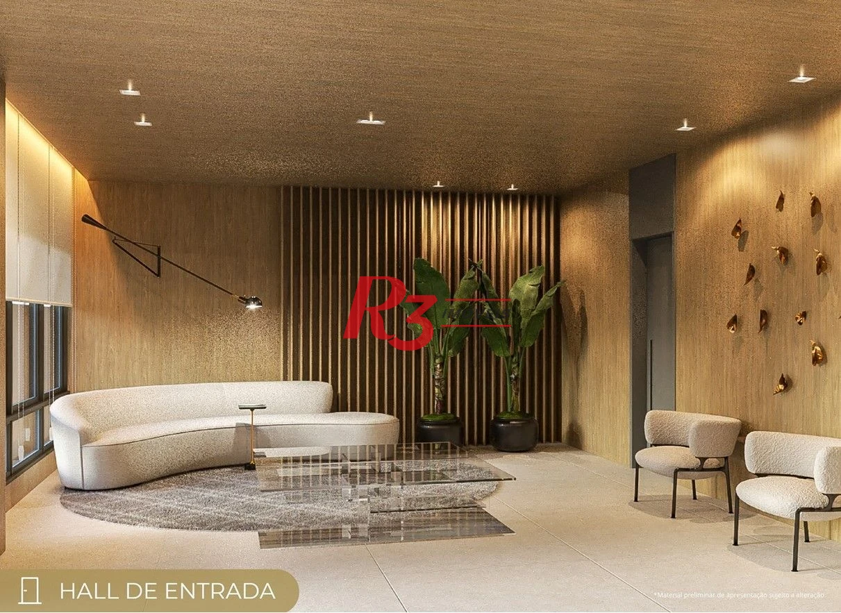 Apartamento com 1 dormitório à venda, 49 m² por R$ 636.000,00 - Marapé - Santos/SP