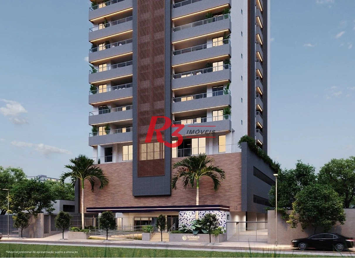 Apartamento com 1 dormitório à venda, 49 m² por R$ 636.000,00 - Marapé - Santos/SP
