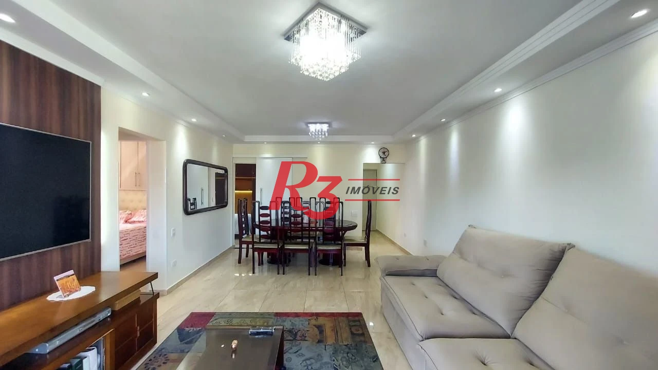 Apartamento com 3 dormitórios à venda, 112 m² por R$ 690.000,00 - Vila Belmiro - Santos/SP