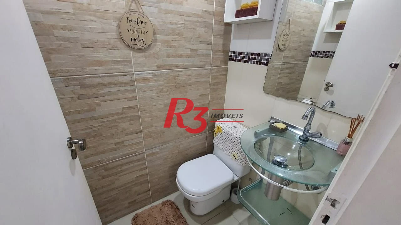 Apartamento com 3 dormitórios à venda, 112 m² por R$ 690.000,00 - Vila Belmiro - Santos/SP