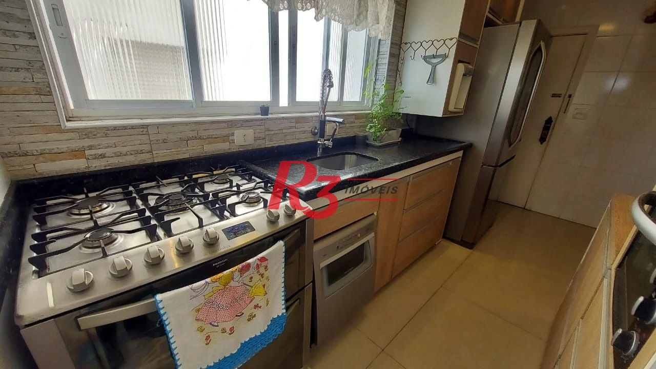 Apartamento com 3 dormitórios à venda, 112 m² por R$ 690.000,00 - Vila Belmiro - Santos/SP
