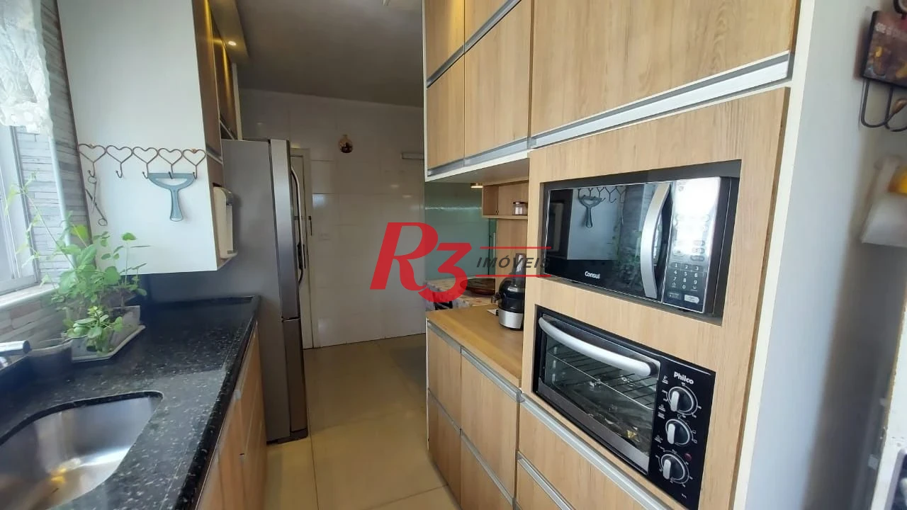 Apartamento com 3 dormitórios à venda, 112 m² por R$ 690.000,00 - Vila Belmiro - Santos/SP