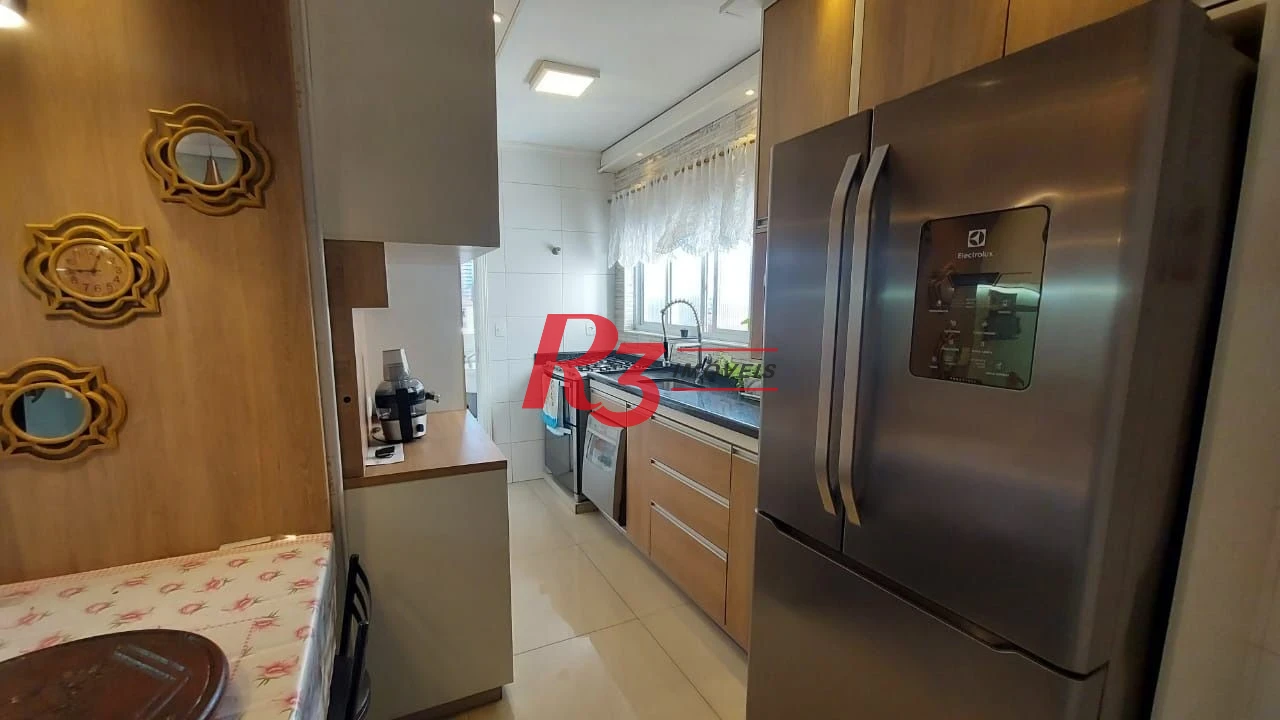 Apartamento com 3 dormitórios à venda, 112 m² por R$ 690.000,00 - Vila Belmiro - Santos/SP