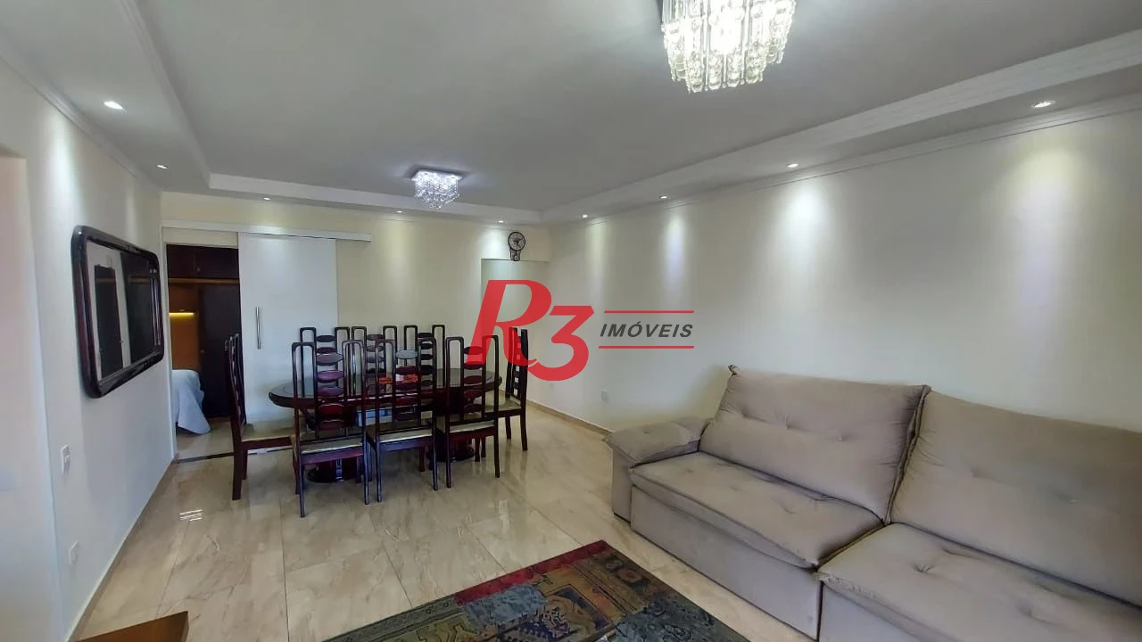 Apartamento com 3 dormitórios à venda, 112 m² por R$ 690.000,00 - Vila Belmiro - Santos/SP
