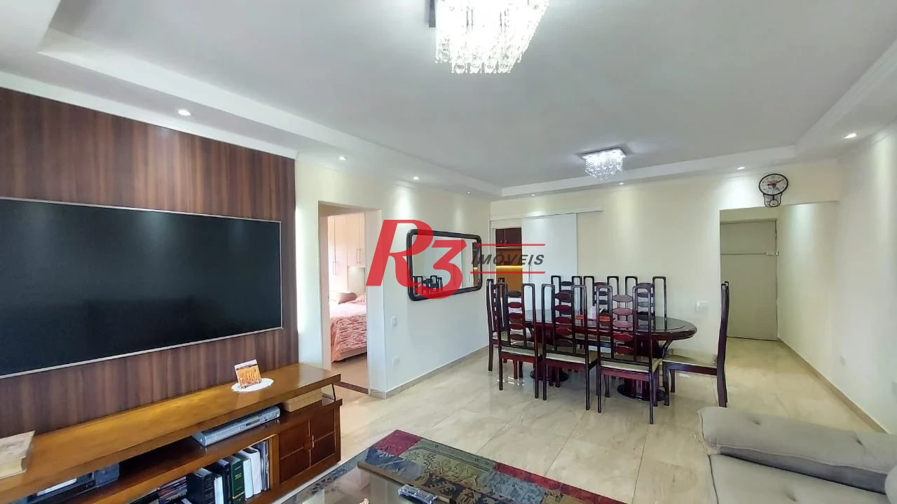 Apartamento com 3 dormitórios à venda, 112 m² por R$ 690.000,00 - Vila Belmiro - Santos/SP