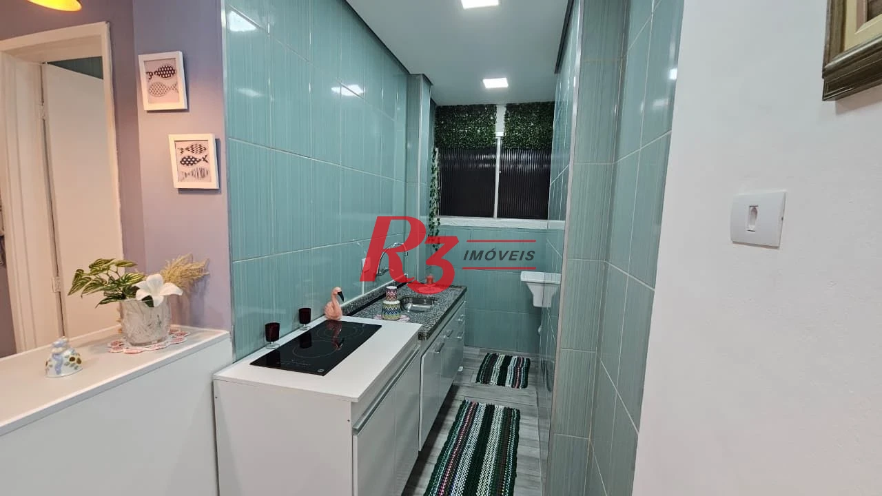 Studio à venda, 33 m² por R$ 350.000,00 - Aparecida - Santos/SP