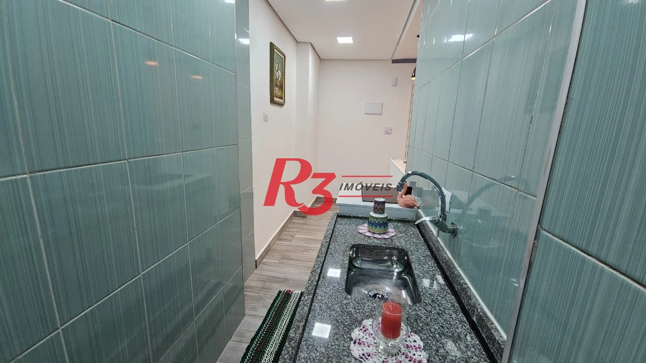 Studio à venda, 33 m² por R$ 350.000,00 - Aparecida - Santos/SP