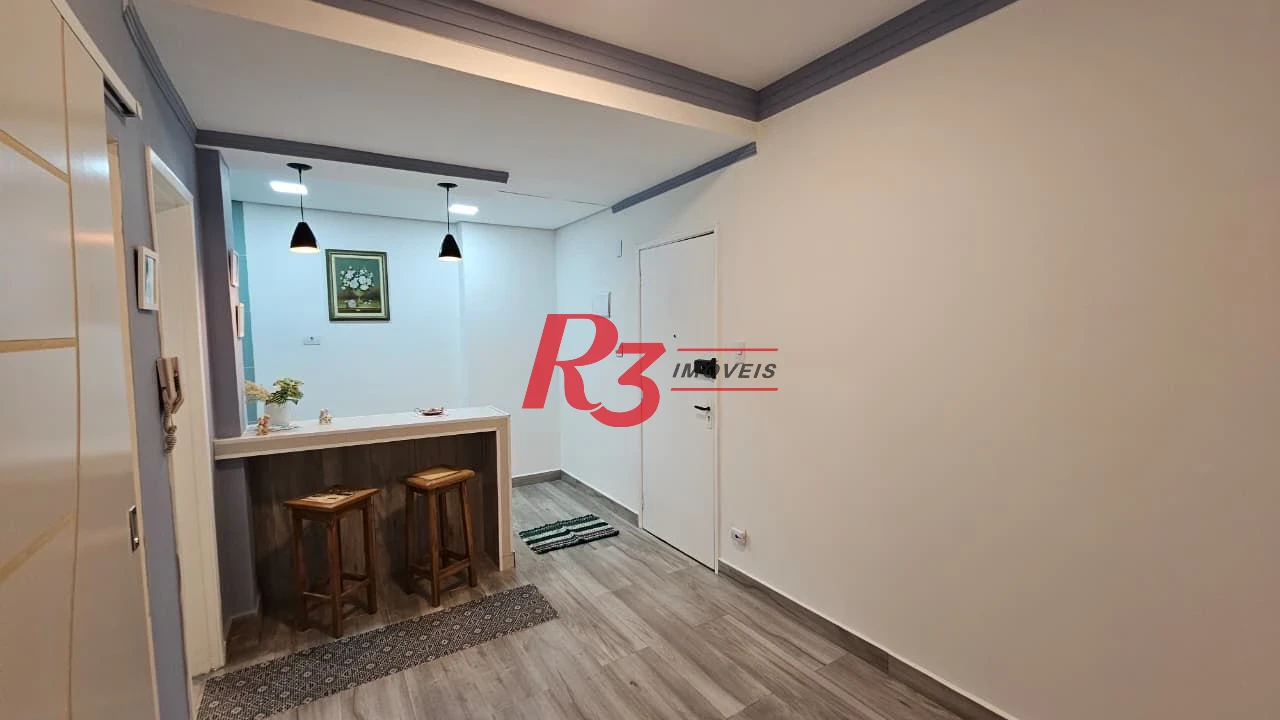 Studio à venda, 33 m² por R$ 350.000,00 - Aparecida - Santos/SP