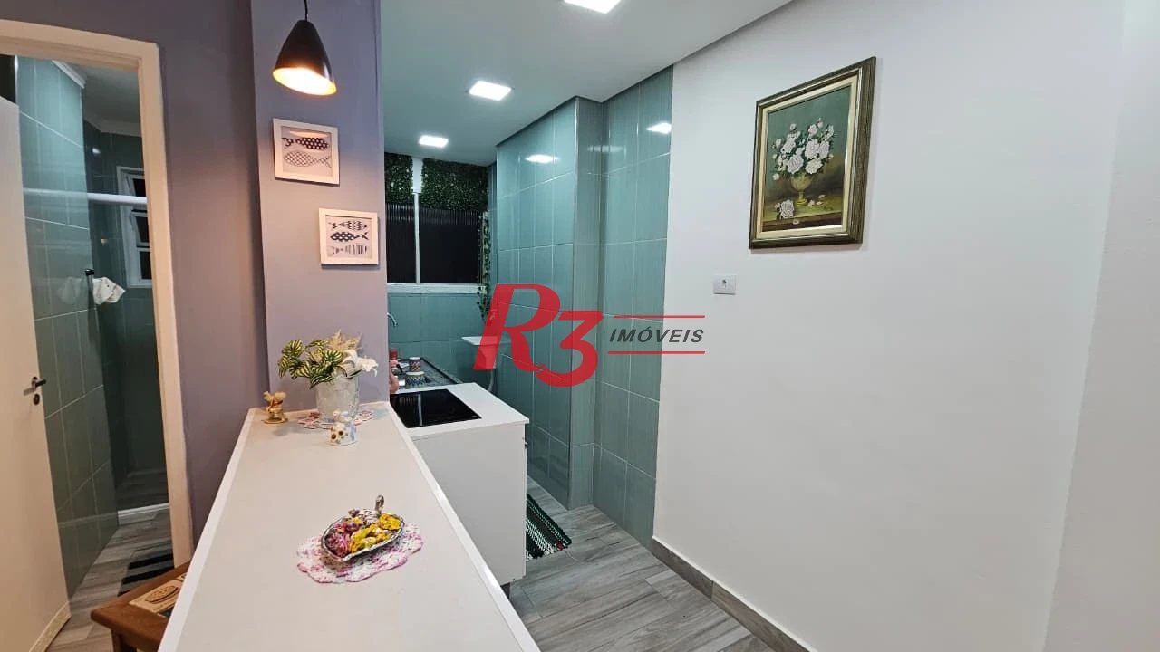 Studio à venda, 33 m² por R$ 350.000,00 - Aparecida - Santos/SP