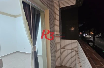 Apartamento com 1 dormitório à venda, 47 m² por R$ 390.000,00 - Gonzaga - Santos/SP