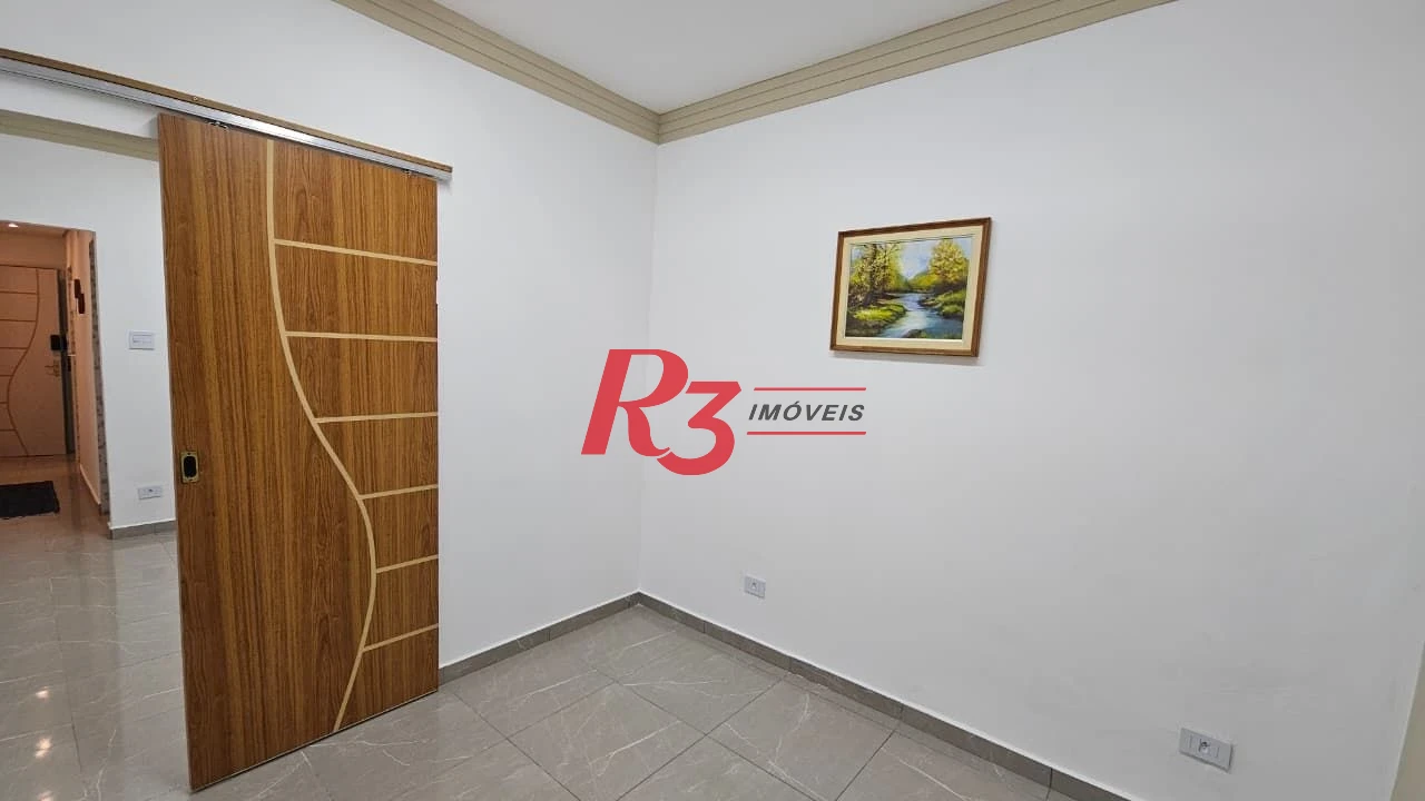 Apartamento com 1 dormitório à venda, 47 m² por R$ 390.000,00 - Gonzaga - Santos/SP