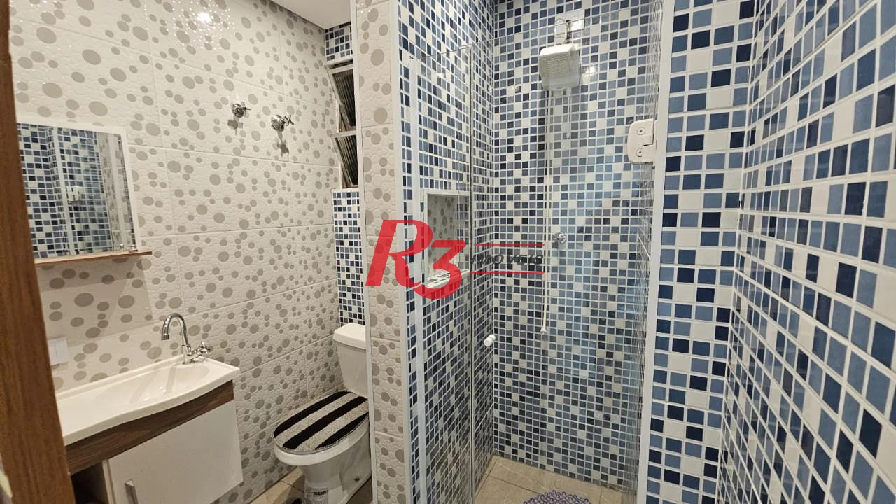 Apartamento com 1 dormitório à venda, 47 m² por R$ 390.000,00 - Gonzaga - Santos/SP