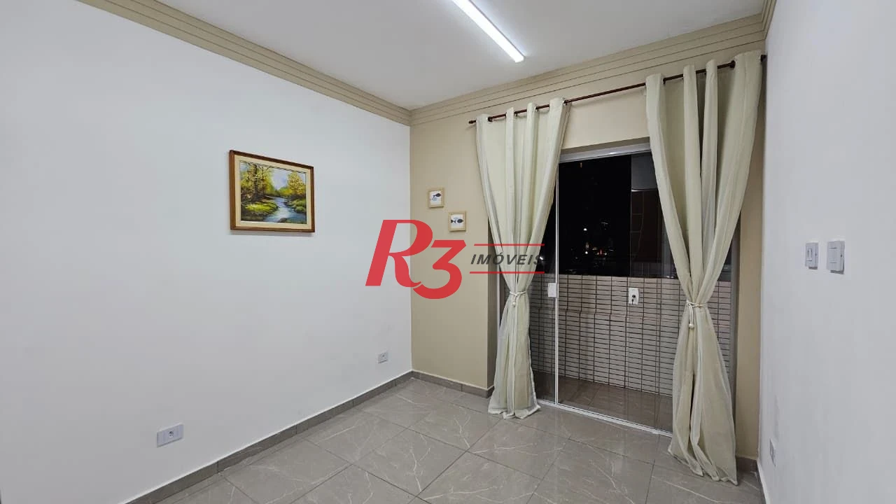 Apartamento com 1 dormitório à venda, 47 m² por R$ 390.000,00 - Gonzaga - Santos/SP