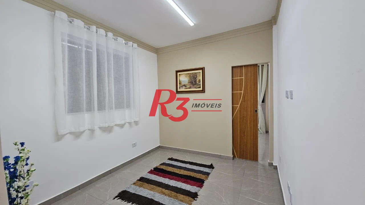 Apartamento com 1 dormitório à venda, 47 m² por R$ 390.000,00 - Gonzaga - Santos/SP