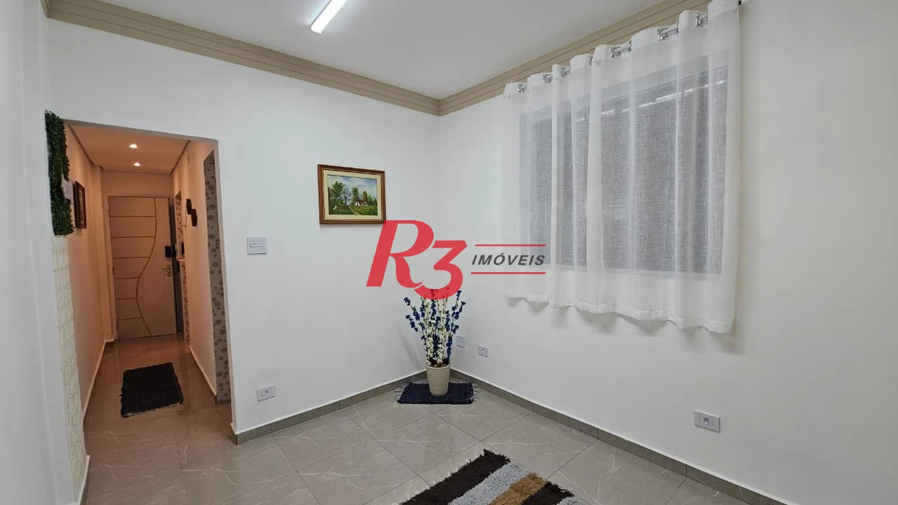 Apartamento com 1 dormitório à venda, 47 m² por R$ 390.000,00 - Gonzaga - Santos/SP