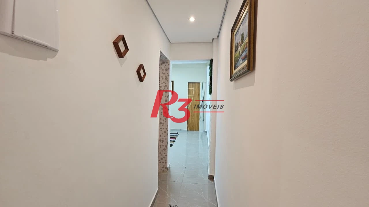 Apartamento com 1 dormitório à venda, 47 m² por R$ 390.000,00 - Gonzaga - Santos/SP