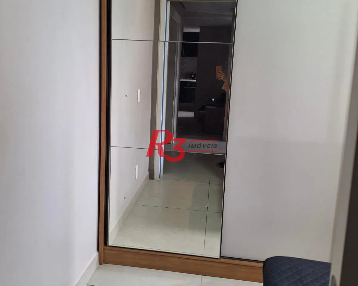 Apartamento com 2 dormitórios à venda, 45 m² por R$ 352.000,00 - Castelo - Santos/SP