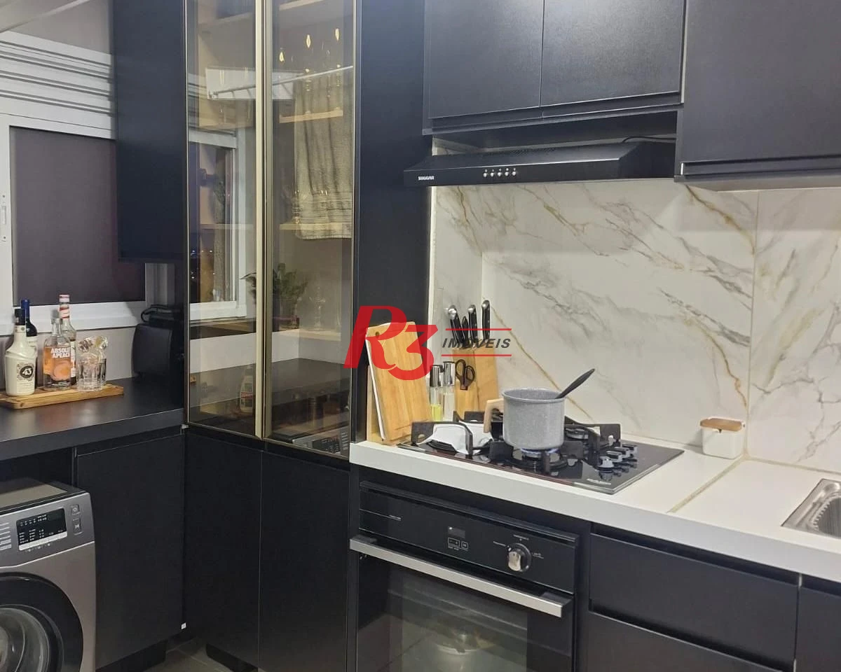 Apartamento com 2 dormitórios à venda, 45 m² por R$ 352.000,00 - Castelo - Santos/SP