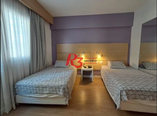 Flat com 1 dormitório à venda, 25 m² por R$ 410.000,00 - Gonzaga - Santos/SP