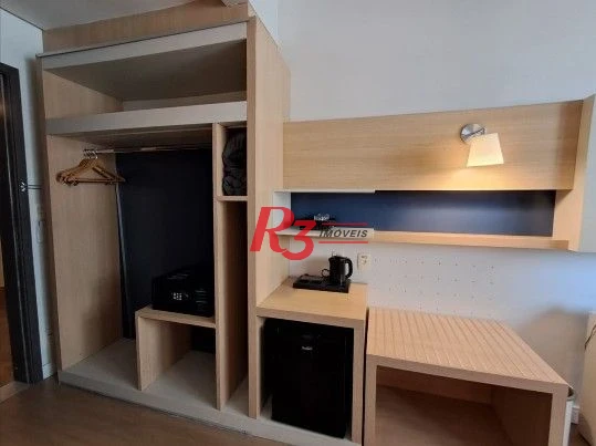 Flat com 1 dormitório à venda, 25 m² por R$ 410.000,00 - Gonzaga - Santos/SP