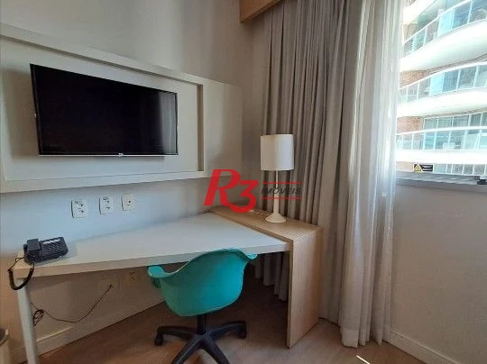 Flat com 1 dormitório à venda, 25 m² por R$ 410.000,00 - Gonzaga - Santos/SP