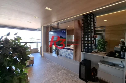 Apartamento com 1 dormitório à venda, 54 m² por R$ 900.000,00 - Boqueirão - Santos/SP