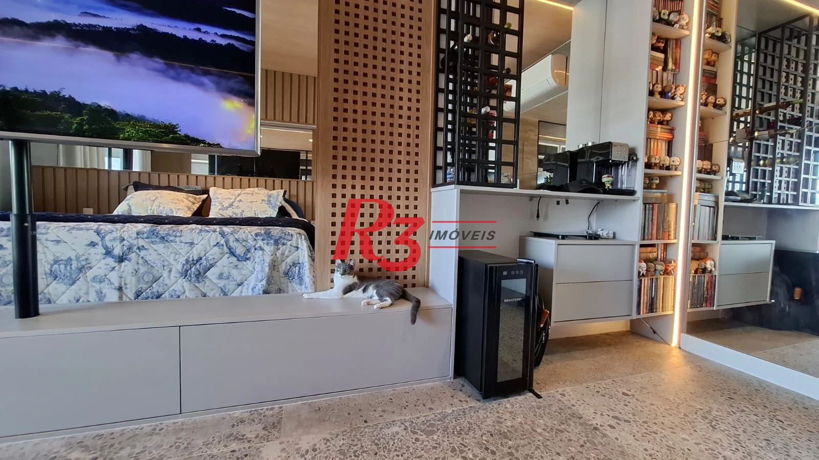 Apartamento com 1 dormitório à venda, 54 m² por R$ 900.000,00 - Boqueirão - Santos/SP