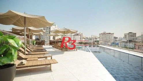 Apartamento à venda, 38 m² por R$ 560.000,00 - Macuco - Santos/SP