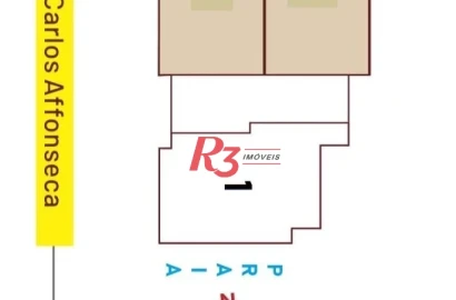 Apartamento com 3 dormitórios à venda, 127 m² por R$ 2.450.000,00 - Gonzaga - Santos/SP