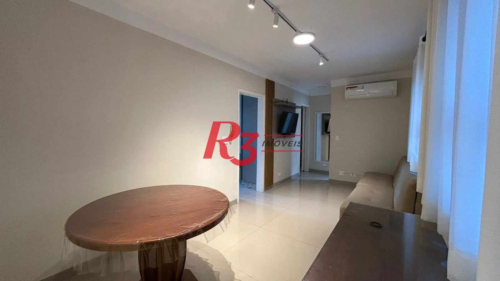 Apartamento com 1 dormitório para alugar, 62 m² por R$ 4.500,00/mês - Aparecida - Santos/SP