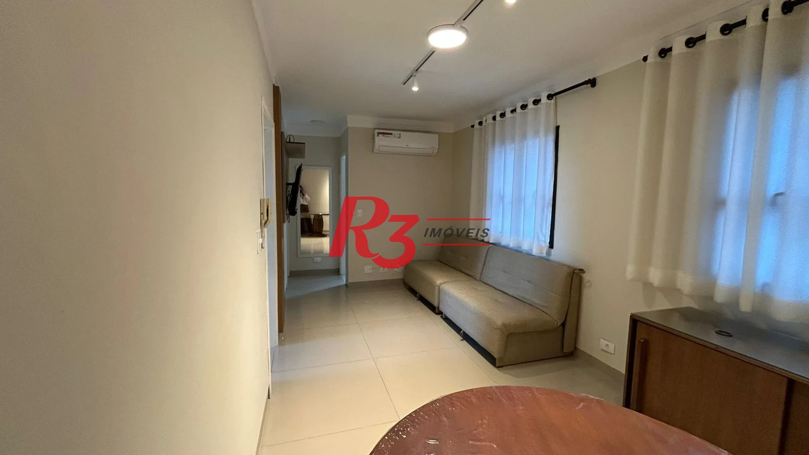Apartamento com 1 dormitório para alugar, 62 m² por R$ 4.500,00/mês - Aparecida - Santos/SP