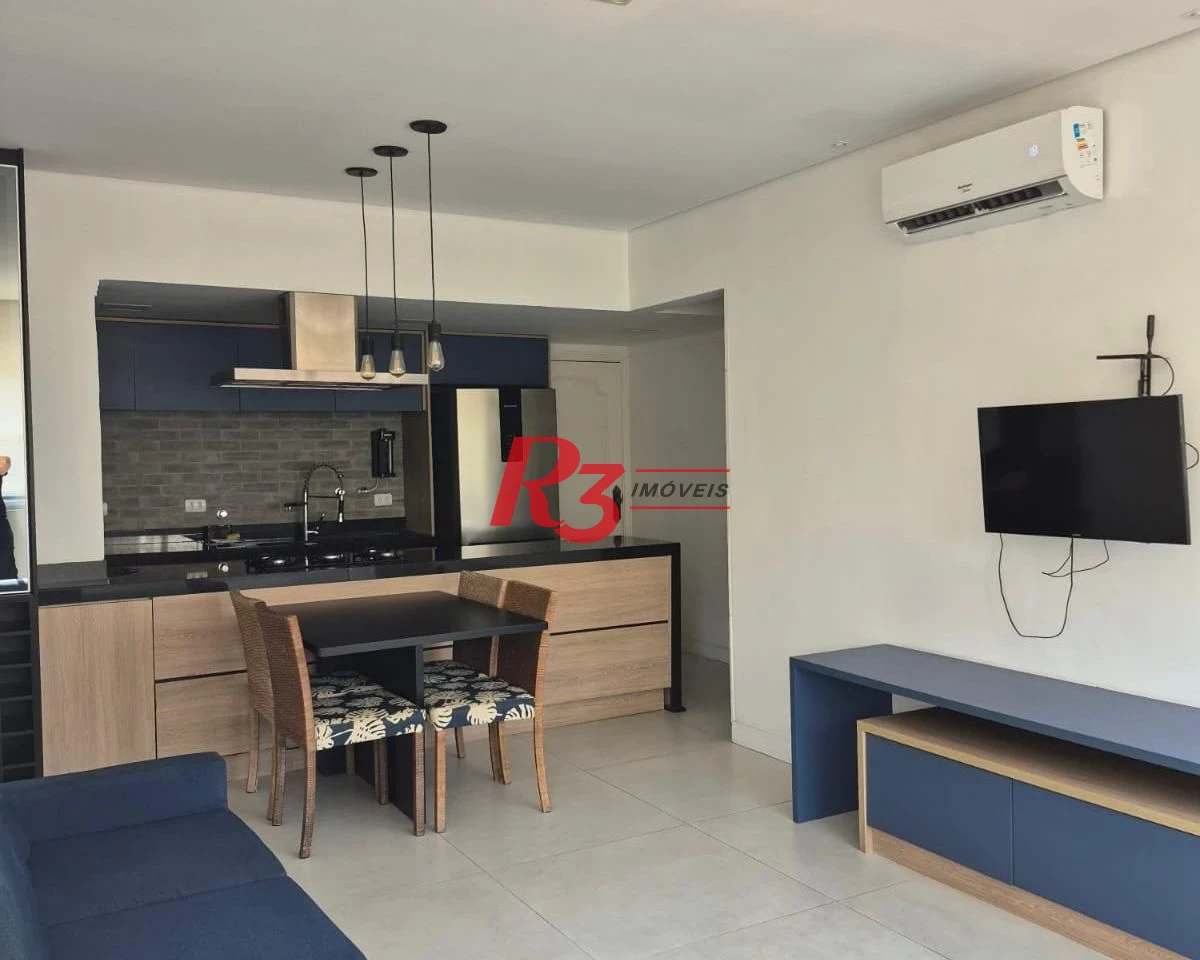 Flat à venda, 70 m² por R$ 690.000,00 - Gonzaga - Santos/SP