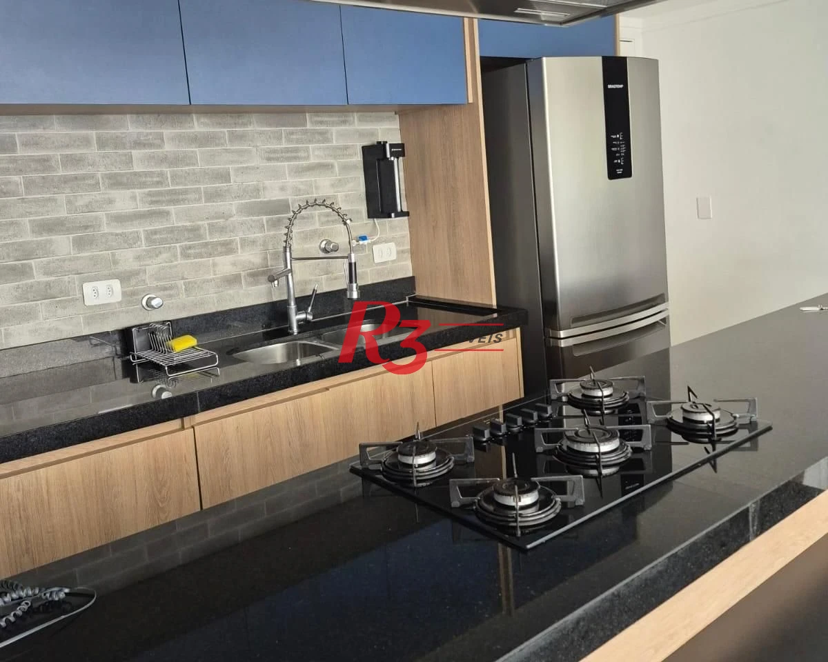 Flat à venda, 70 m² por R$ 690.000,00 - Gonzaga - Santos/SP
