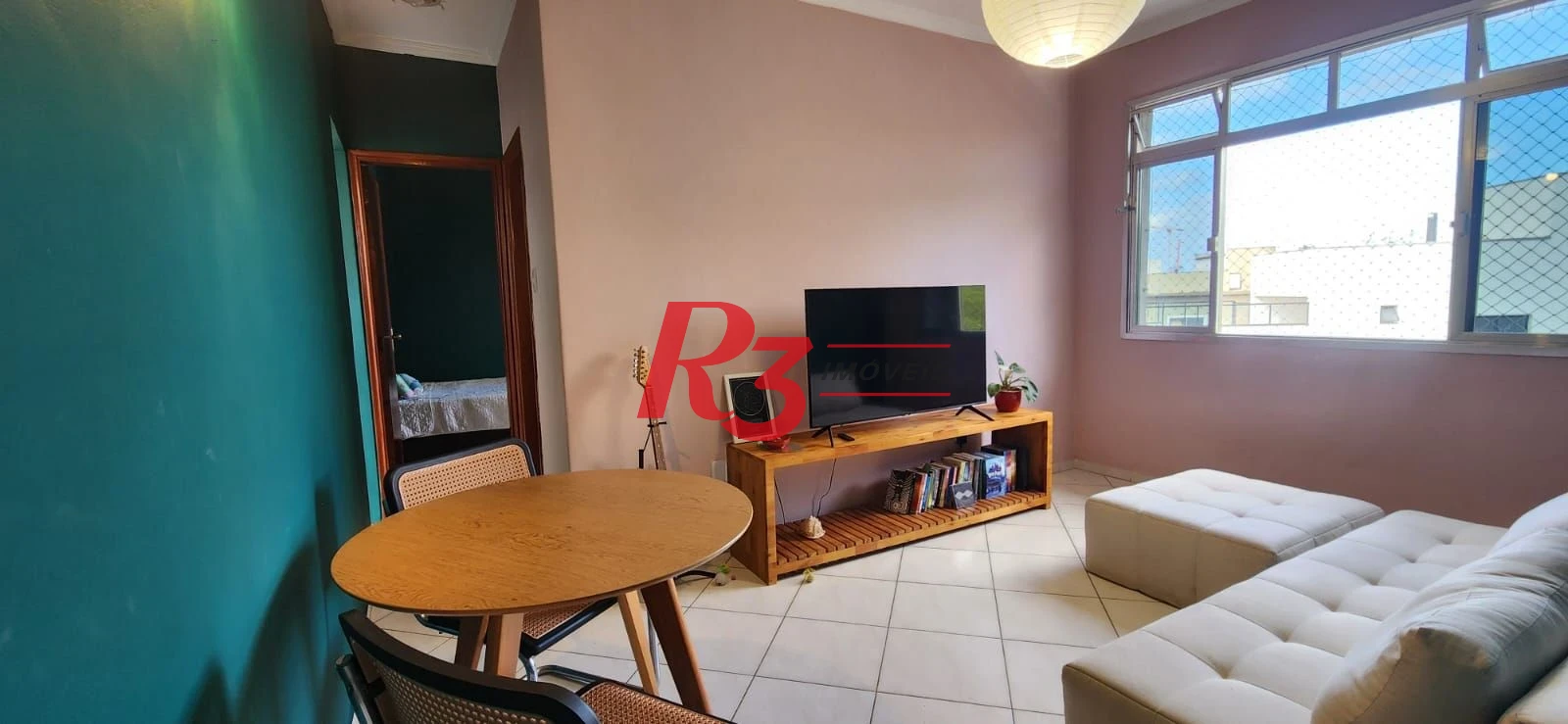 Apartamento com 1 dormitório à venda, 62 m² por R$ 350.000,00 - Aparecida - Santos/SP