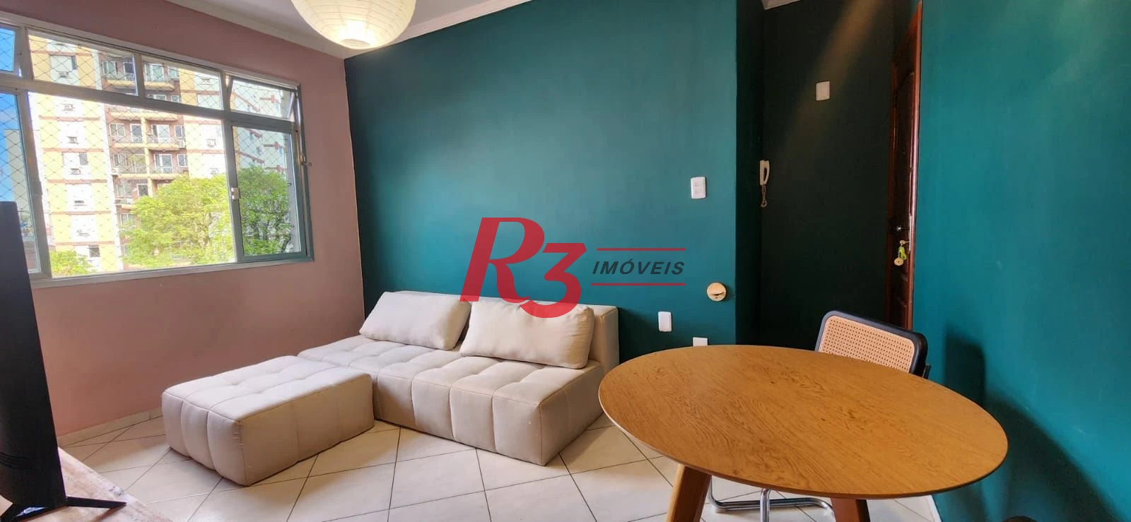 Apartamento com 1 dormitório à venda, 62 m² por R$ 350.000,00 - Aparecida - Santos/SP