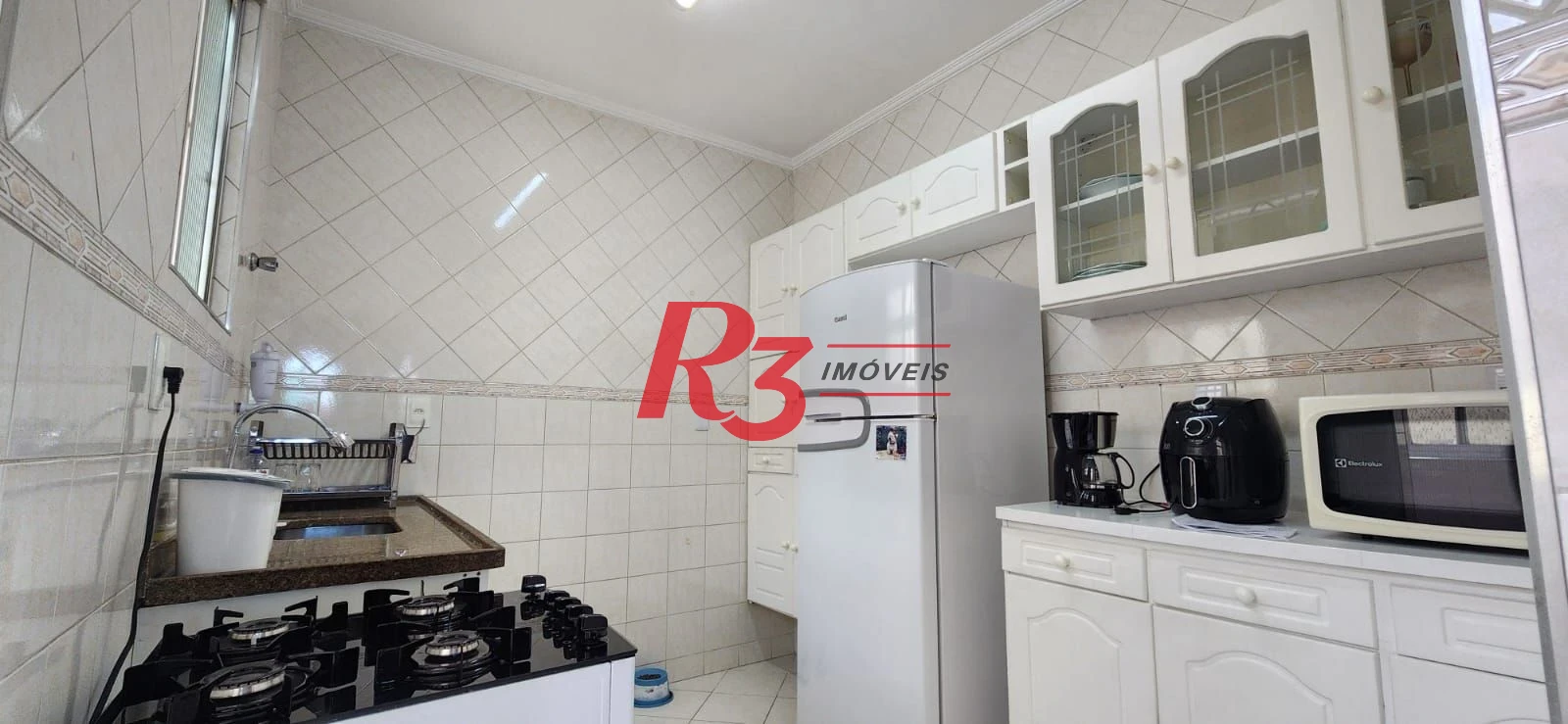 Apartamento com 1 dormitório à venda, 62 m² por R$ 350.000,00 - Aparecida - Santos/SP