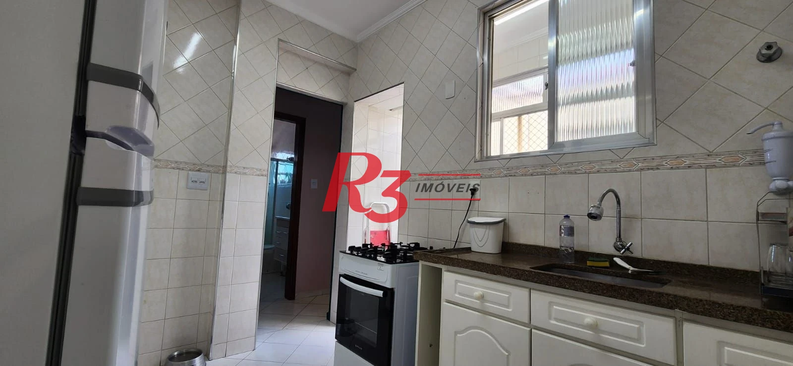 Apartamento com 1 dormitório à venda, 62 m² por R$ 350.000,00 - Aparecida - Santos/SP