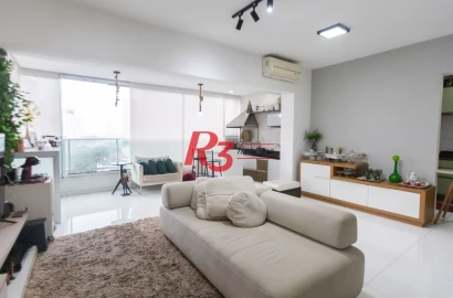 Apartamento à venda, 88 m² por R$ 1.100.000,00 - Campo Grande - Santos/SP