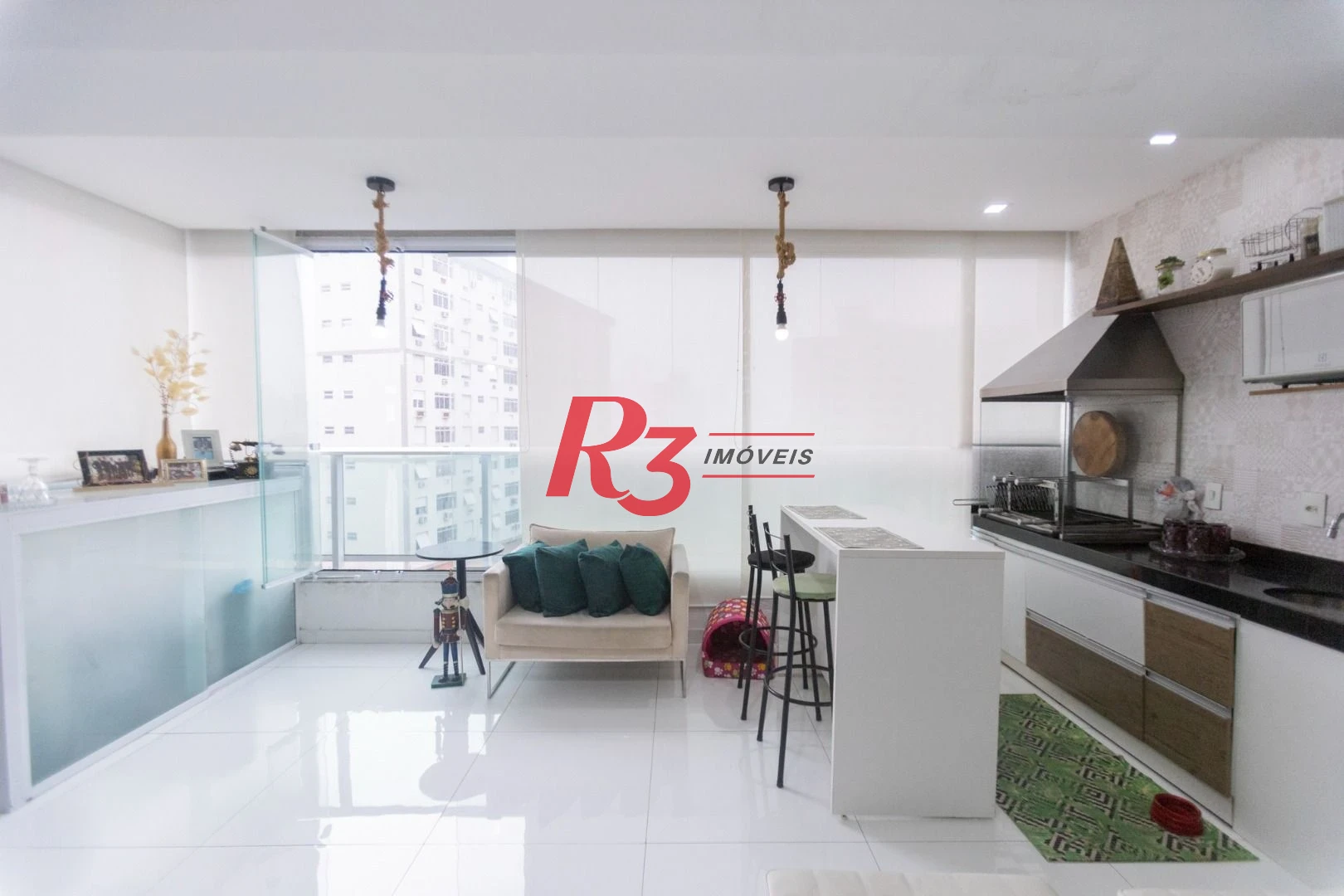 Apartamento à venda, 88 m² por R$ 1.100.000,00 - Campo Grande - Santos/SP