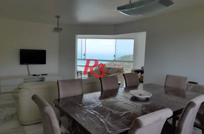 Cobertura com 5 dormitórios à venda, 529 m² por R$ 1.600.000,00 - Morro Sorocotuba - Guarujá/SP