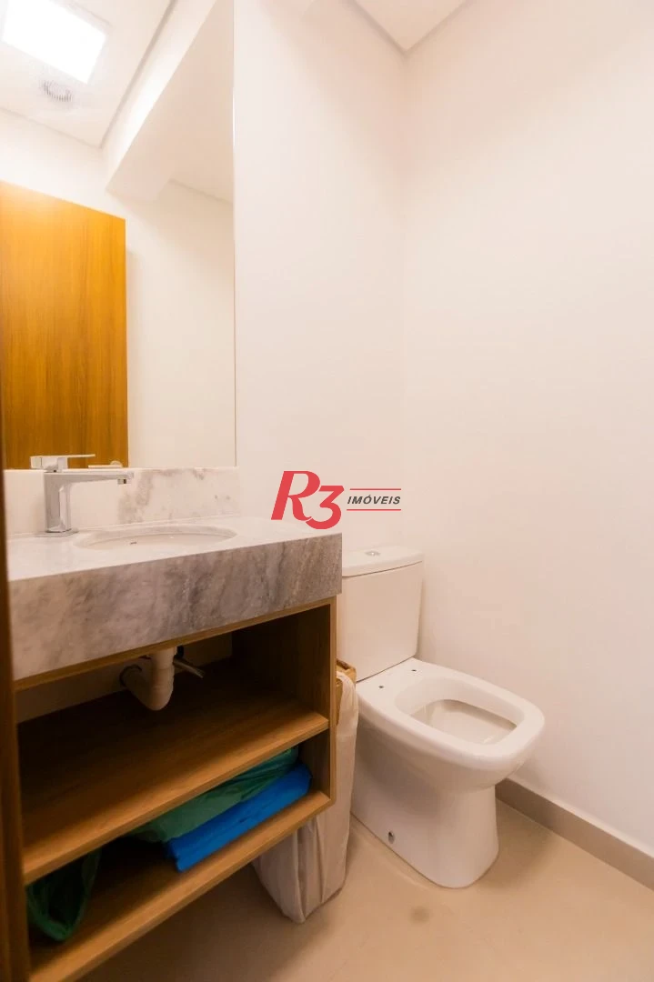 Apartamento para alugar, 81 m² por R$ 8.500,00/mês - Boqueirão - Santos/SP