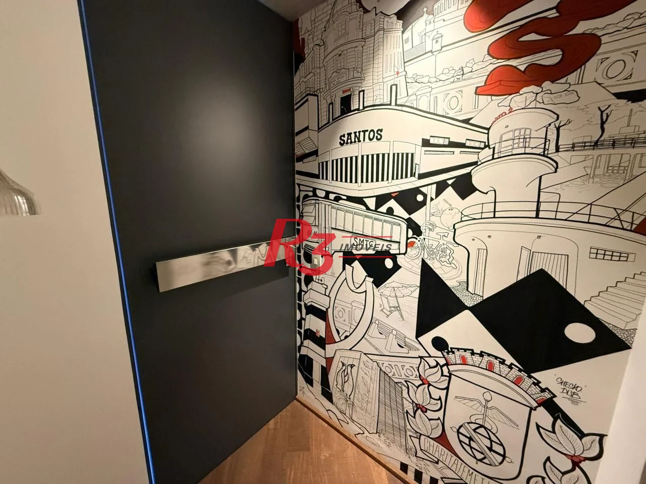 Apartamento com 3 dormitórios à venda, 171 m² por R$ 2.790.000,00 - Embaré - Santos/SP