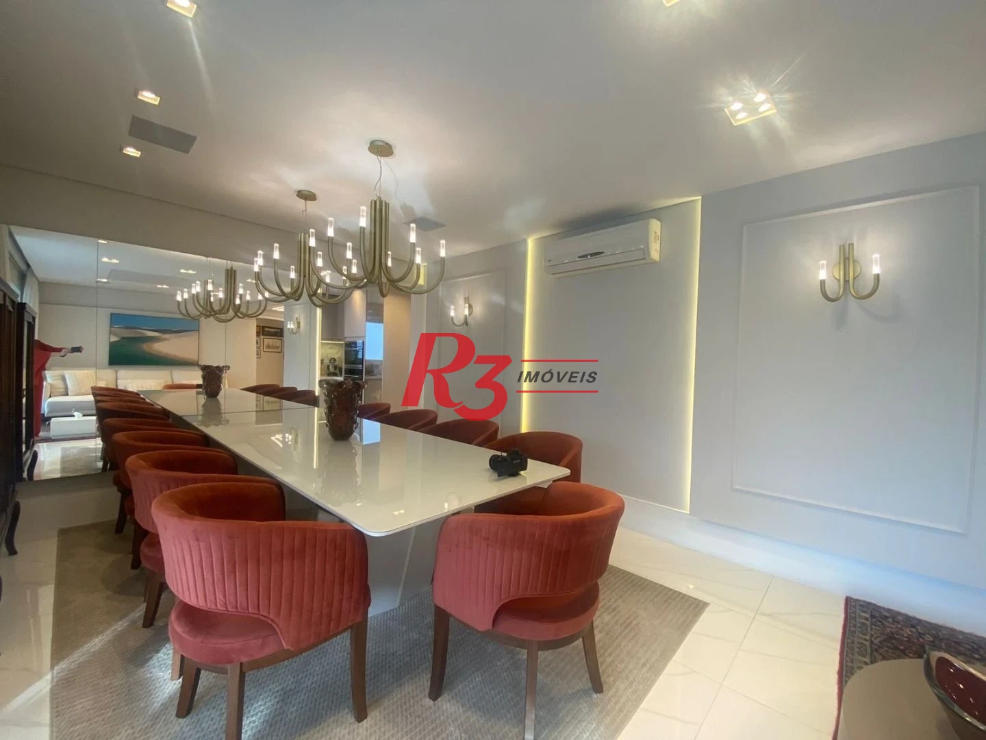 Apartamento com 3 dormitórios à venda, 191 m² por R$ 3.849.990,00 - Embaré - Santos/SP