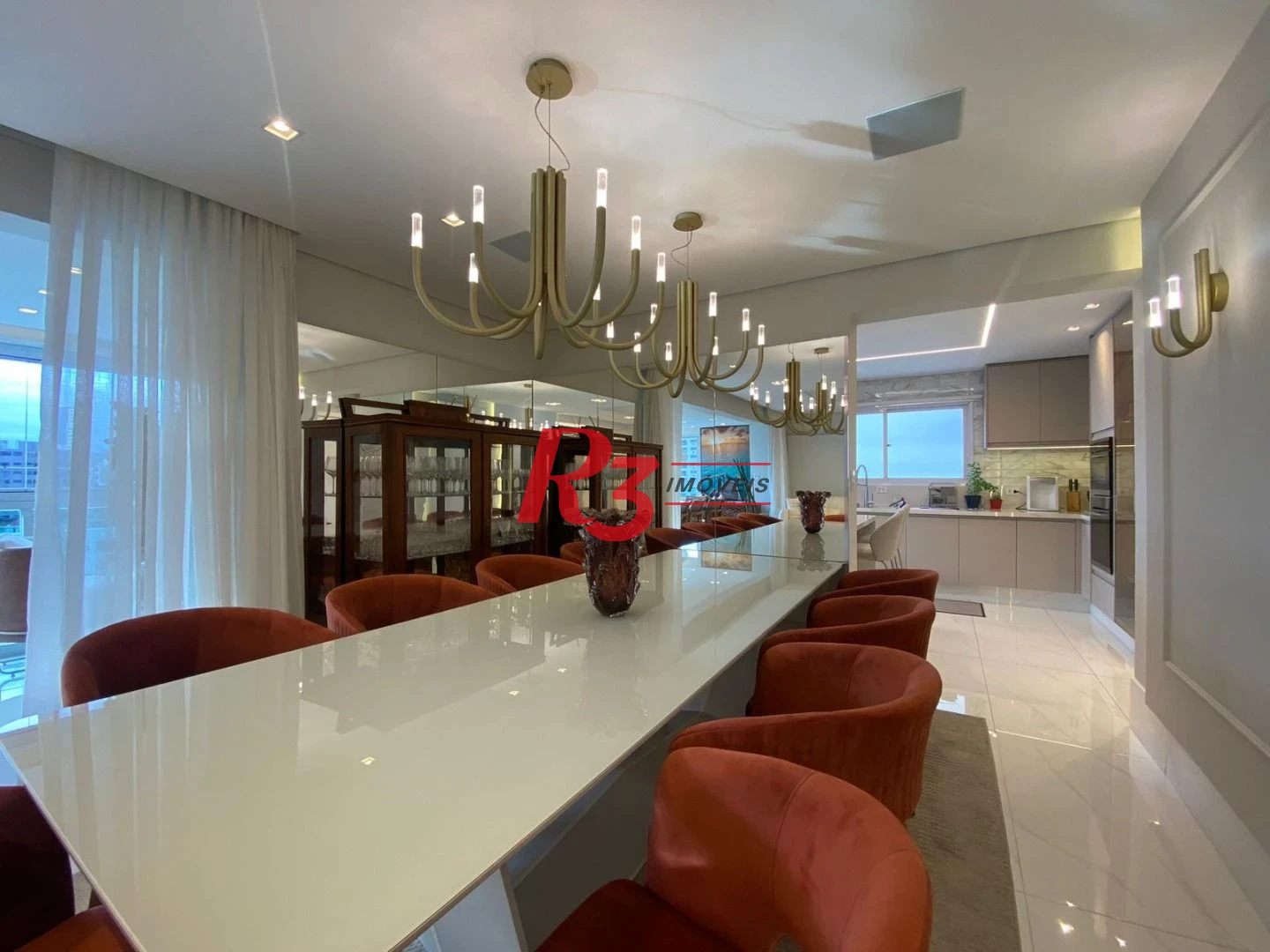 Apartamento com 3 dormitórios à venda, 191 m² por R$ 3.849.990,00 - Embaré - Santos/SP