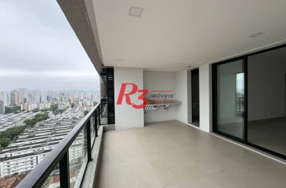 Apartamento com 3 dormitórios à venda, 120 m² por R$ 1.799.000,00 - Aparecida - Santos/SP