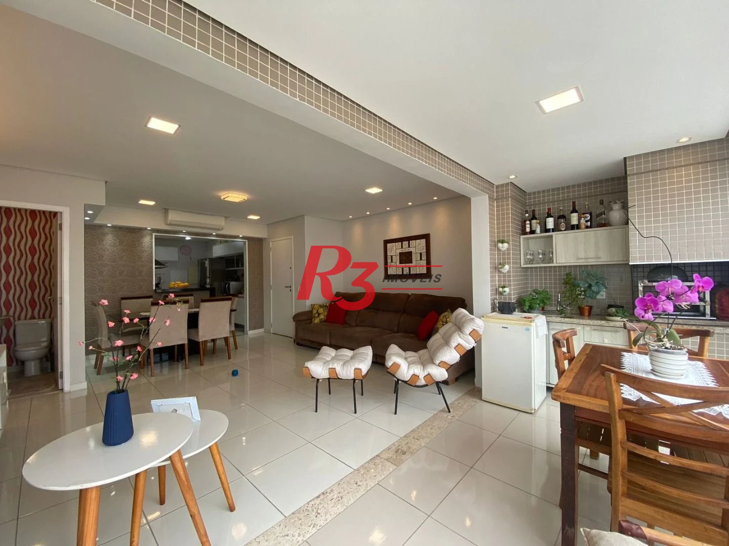 Apartamento com 3 dormitórios à venda, 100 m² por R$ 1.340.000,00 - José Menino - Santos/SP