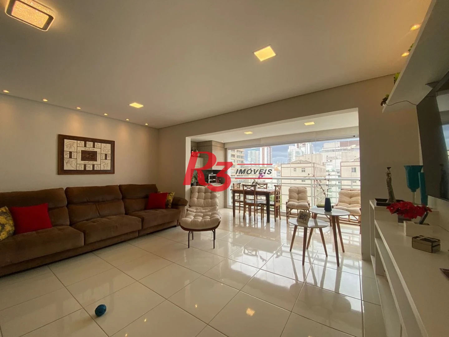 Apartamento com 3 dormitórios à venda, 100 m² por R$ 1.340.000,00 - José Menino - Santos/SP